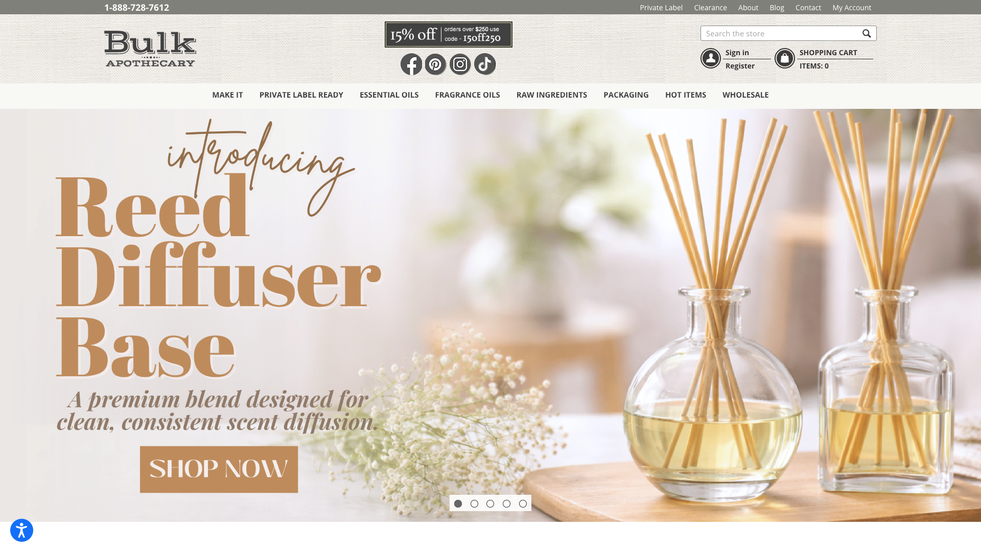 Bulk Apothecary wholesale and retail platform